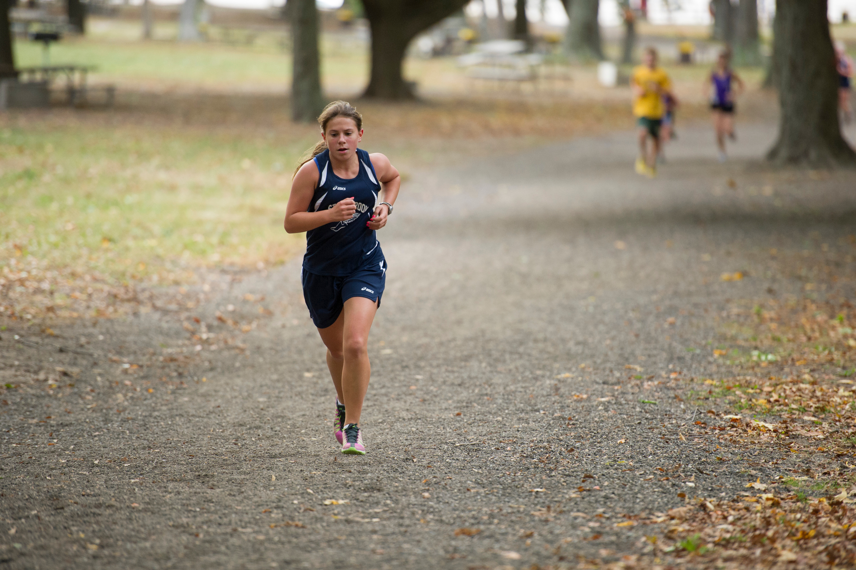 Harrigan, shown here in a race at the Meadow last season (Photo credit: Bruce Jeffrey)