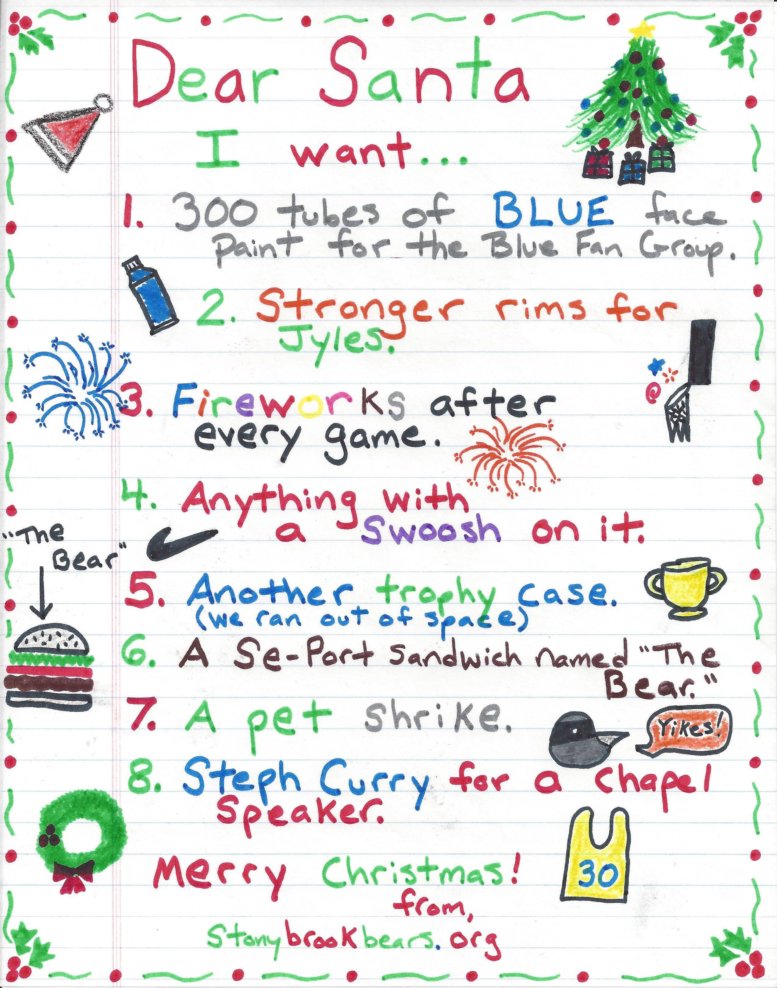 Christmas List 2015